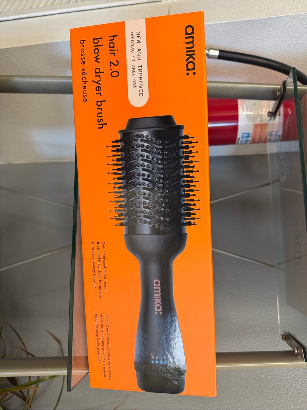 amika Hair 2.0 Blow Dryer Brush - Black